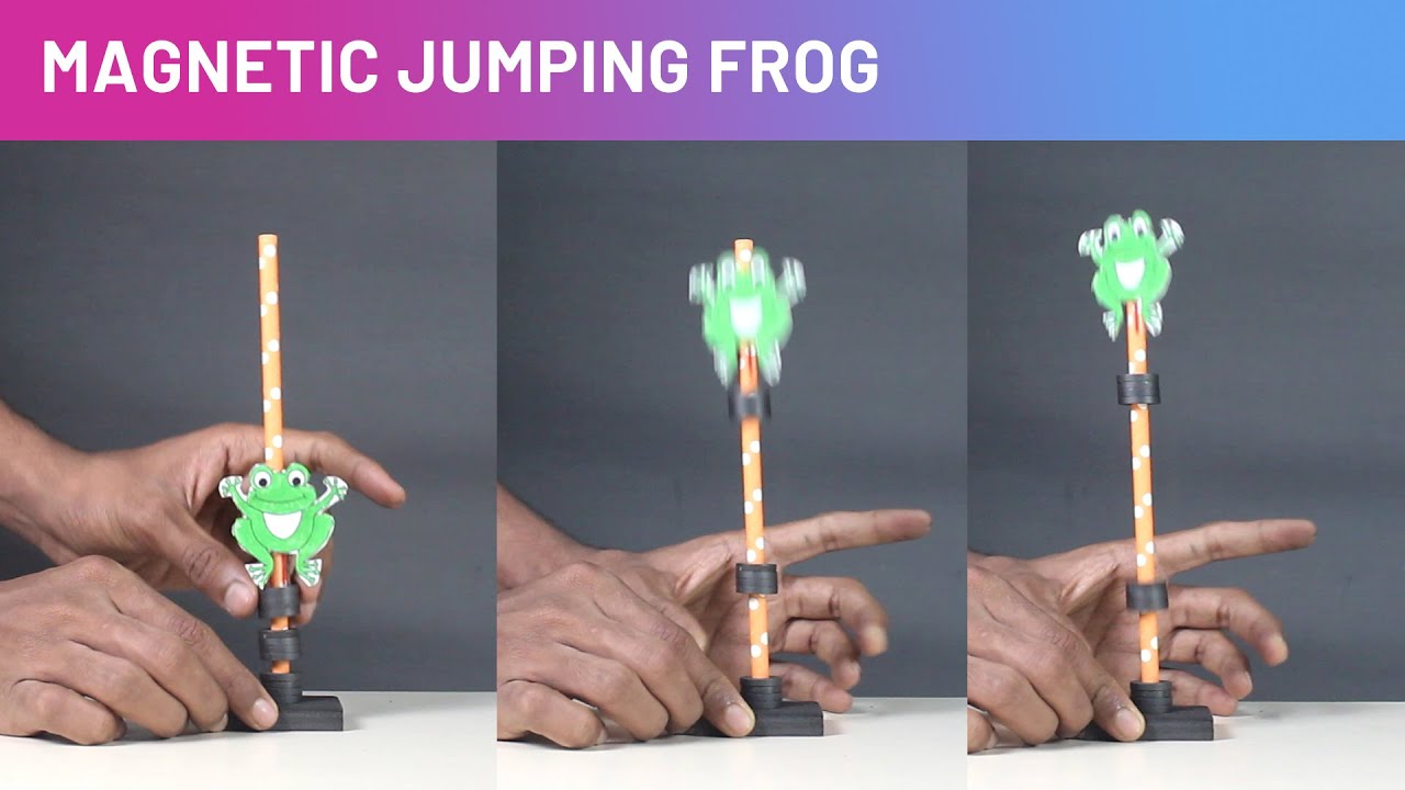 Magnetic Jumping Frog | ThinkTac | DIY Science