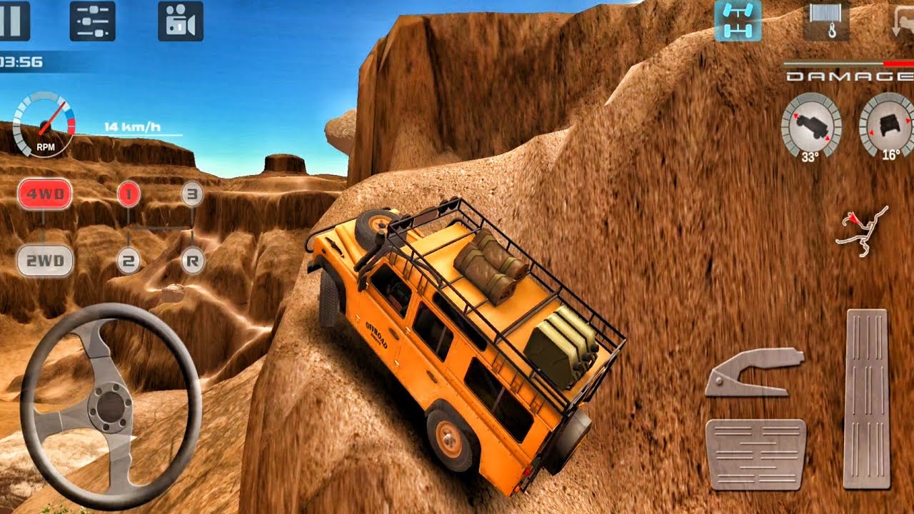 Offroad Drive Desert Gameplay - Realistic 4&times;4 Offroad Car Driving - Android Gameplay