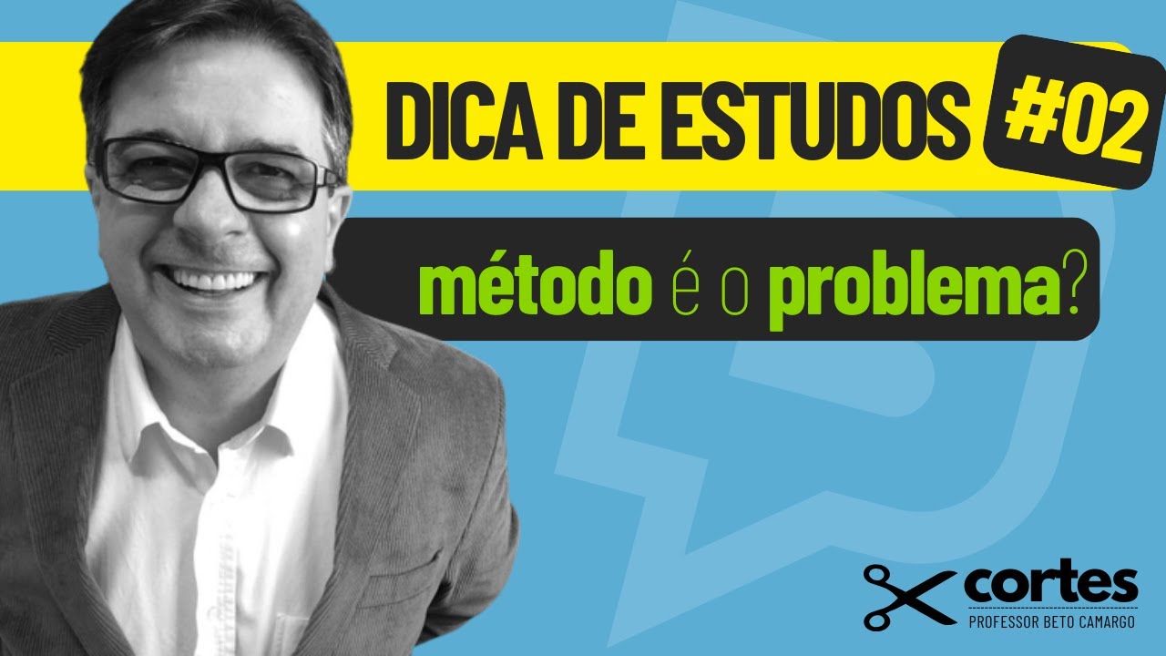 Dica de Estudo - MÉTODO não é o PROBLEMA  |  Corte do Tio Beto