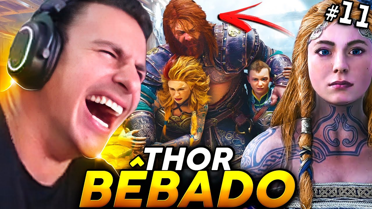 SUPER XANDÃO QUASE FOI ESTOMPADO PELO THOR no GOD OF WAR RAGNAROK | Melhores momentos #11