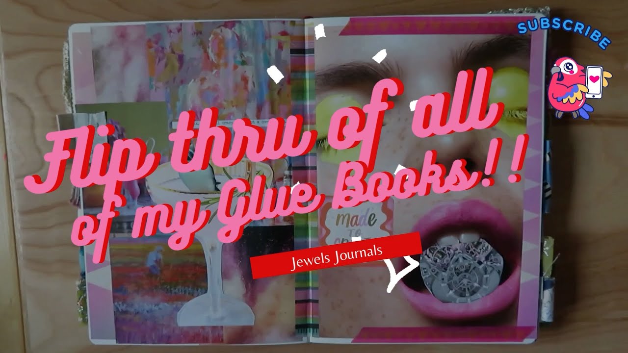 💥Flip thru of every gluebook!  (no commentary)