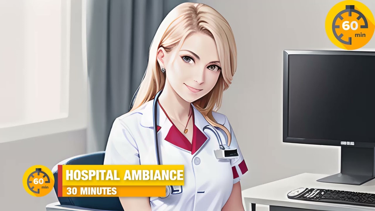 The REALEST Hospital Ambience | 30 Minutes | Relaxing Sounds for Sleep, Study, and Meditation