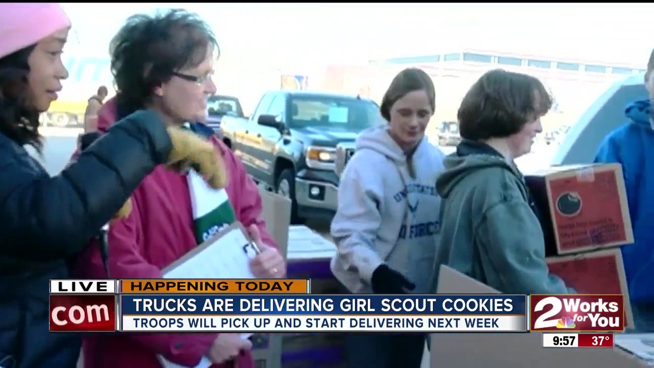 Girl Scouts of Eastern OK get their cookies