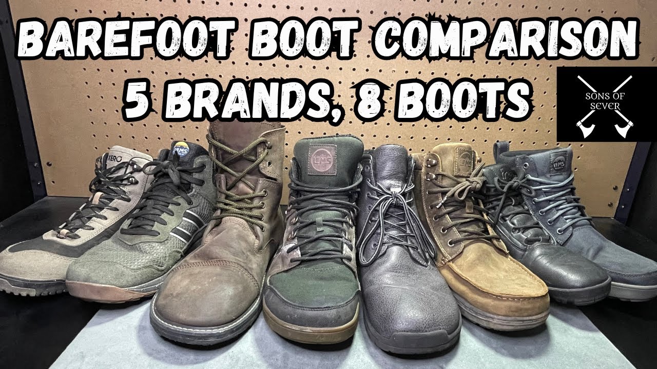 Barefoot Boot Comparison/5 Brands, 8 Boots, Find Out Which One is Our Favorite!