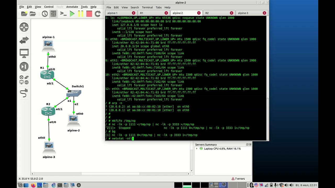 Netcat and socket proxy