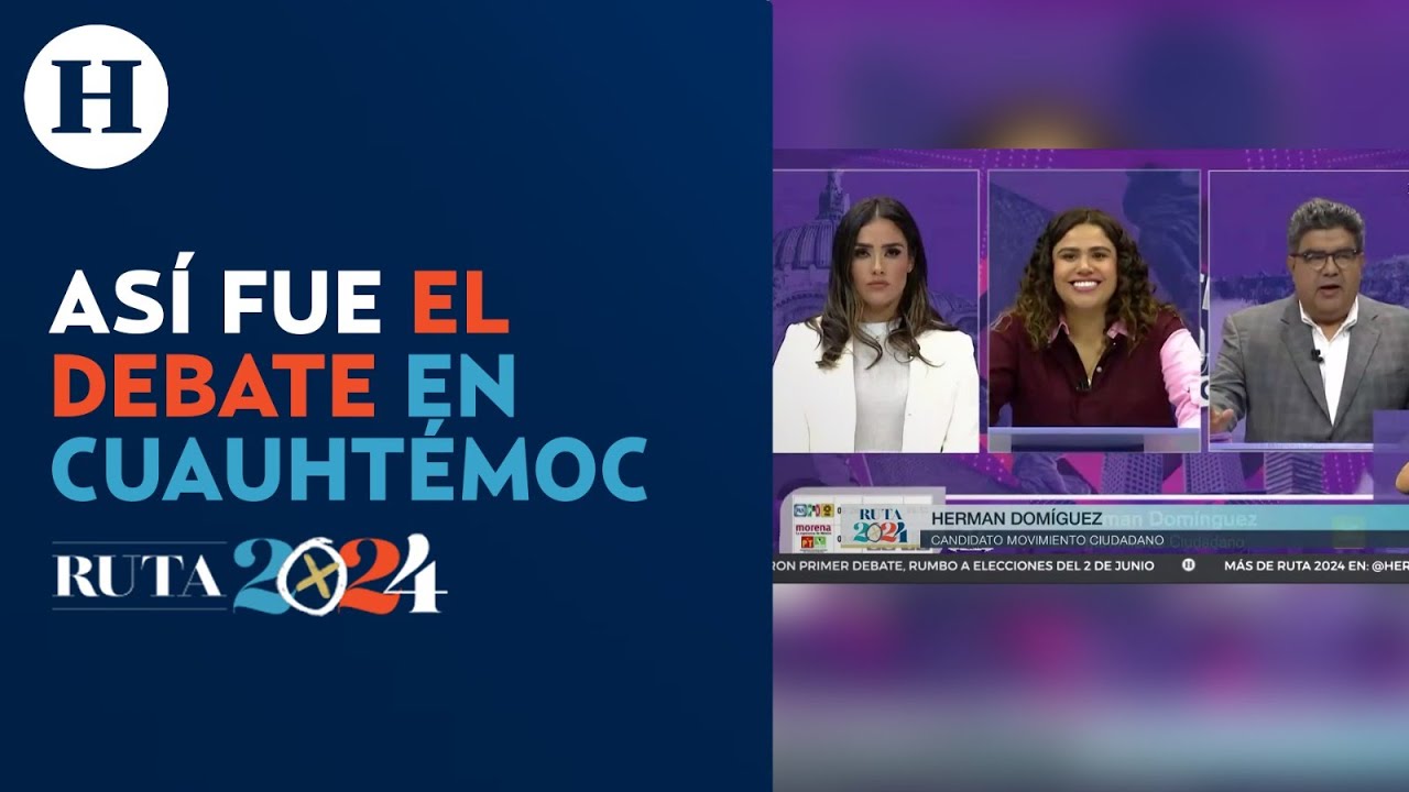 Ataques entre Caty Monreal y Alessandra Rojo, protagonistas del primer debate de alcaldía Cuauhtémoc