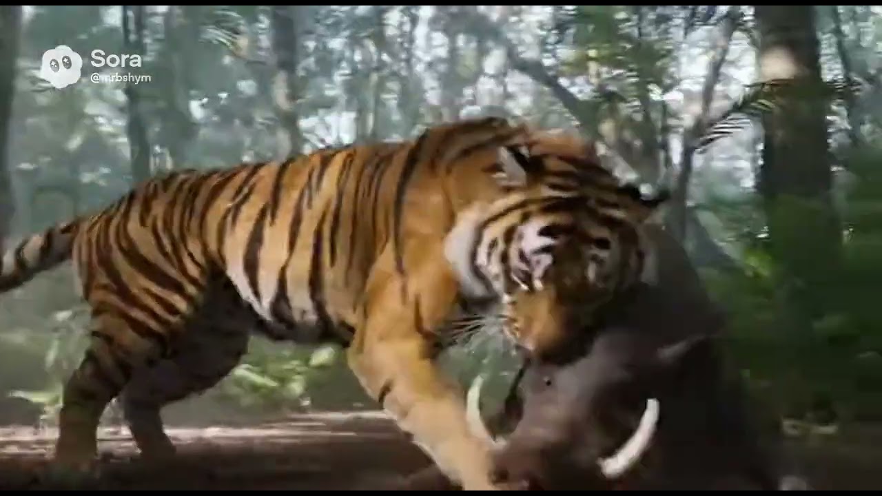 Tiger vs Wild Boar — Jungle Ambush | Wildlife Shorts