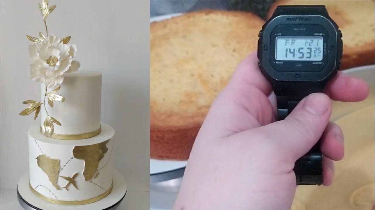 BOLO DE CASAMENTO DO ZERO em 5 horas