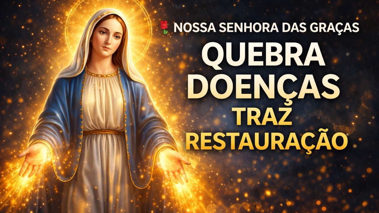NOSSA SENHORA DAS GRAÇAS 🌹 ESTA ORAÇÃO QUEBRA DOENÇAS E TRAZ RESTAURAÇÃO!
