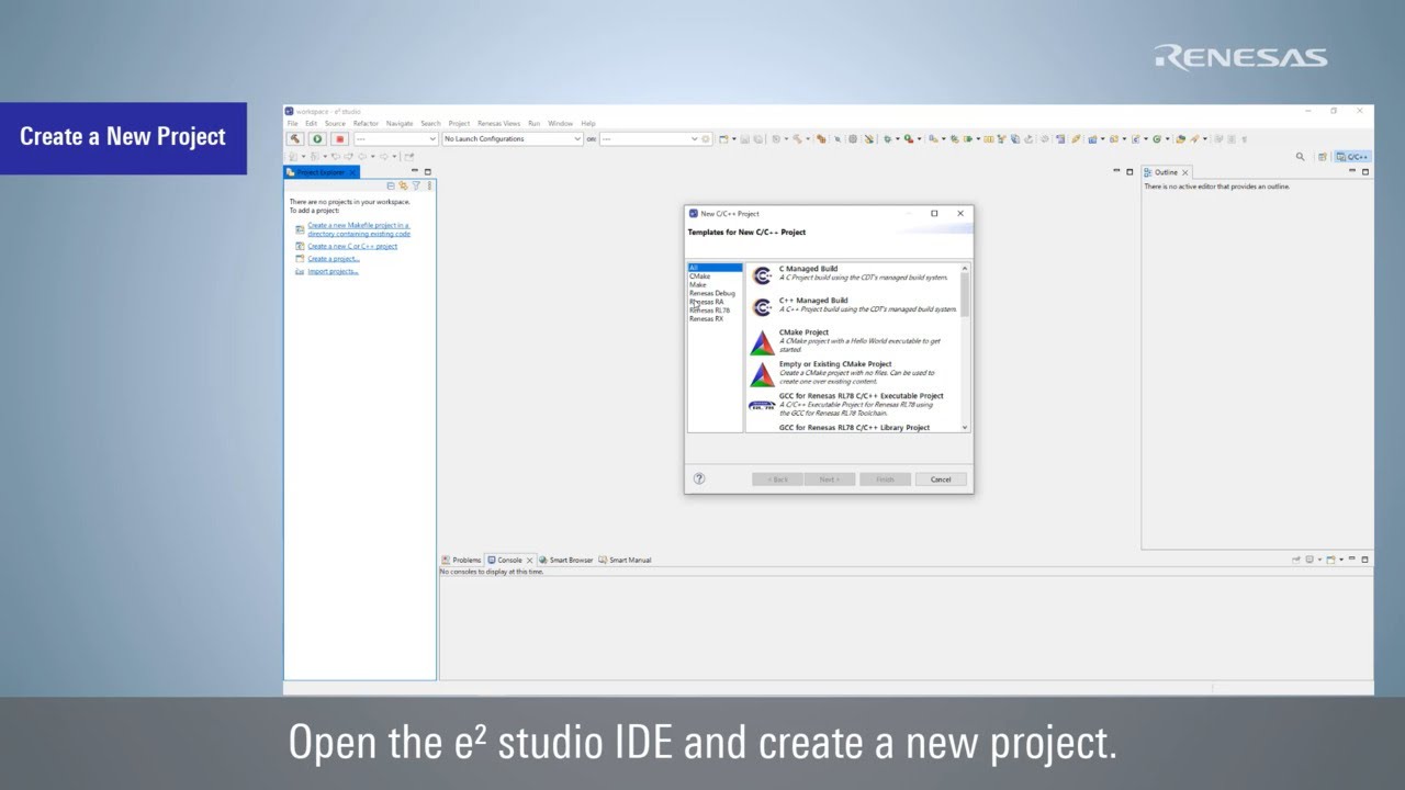 QE for Display[RX,RA] Tutorial (RX: Serial LCD) #1: How to Prepare a Project
