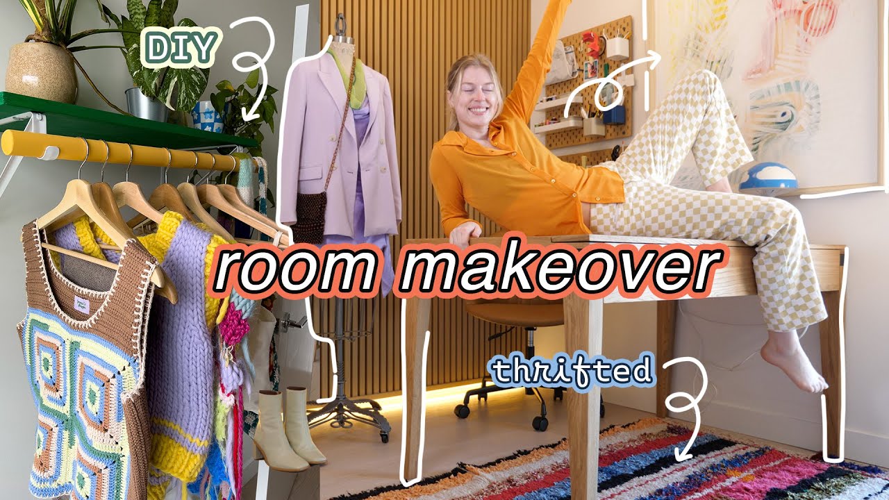 my thrifted room makeover & tour (i thrifted + diy it.. it's good, trust me)