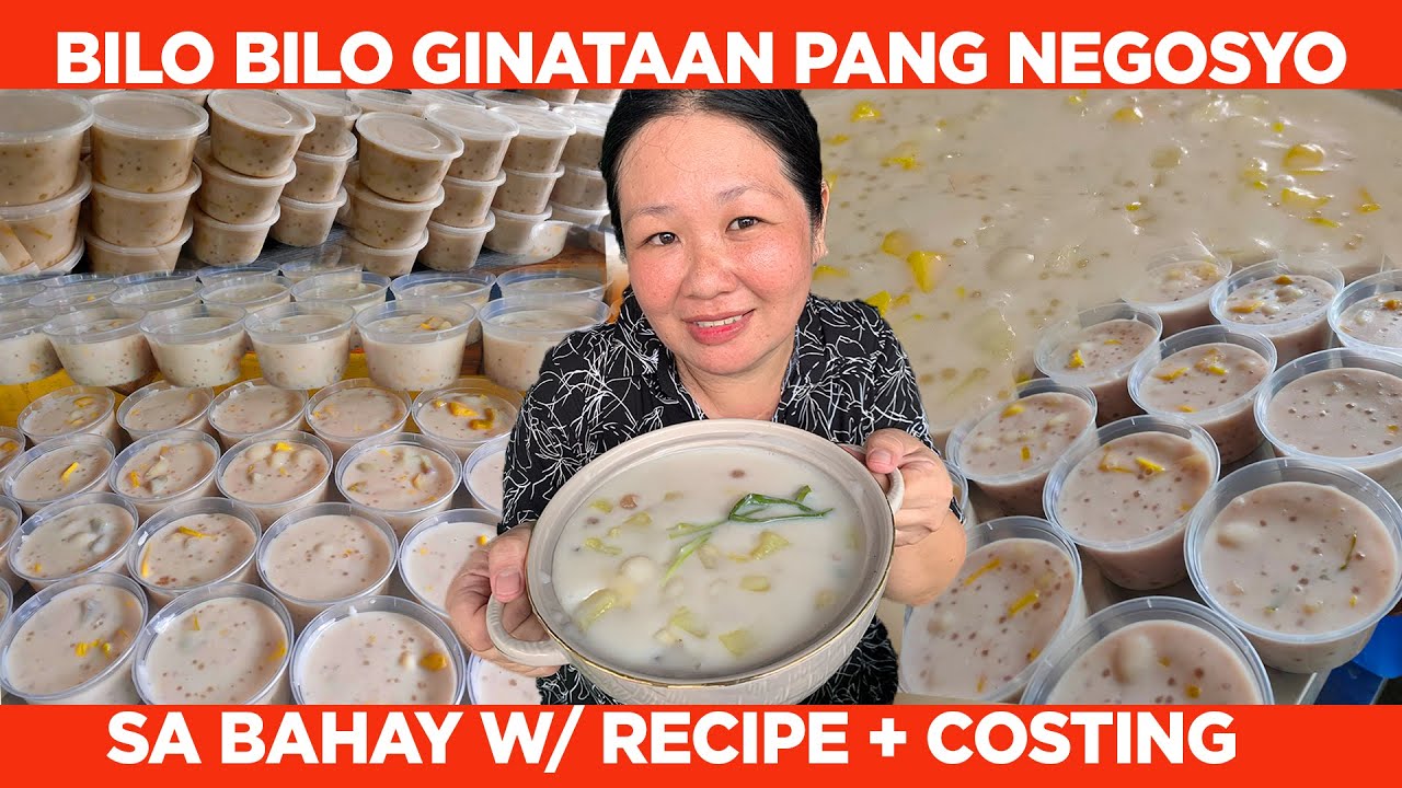 Ginatang Bilo Bilo Pang Business W/ RECIPE + COSTING!