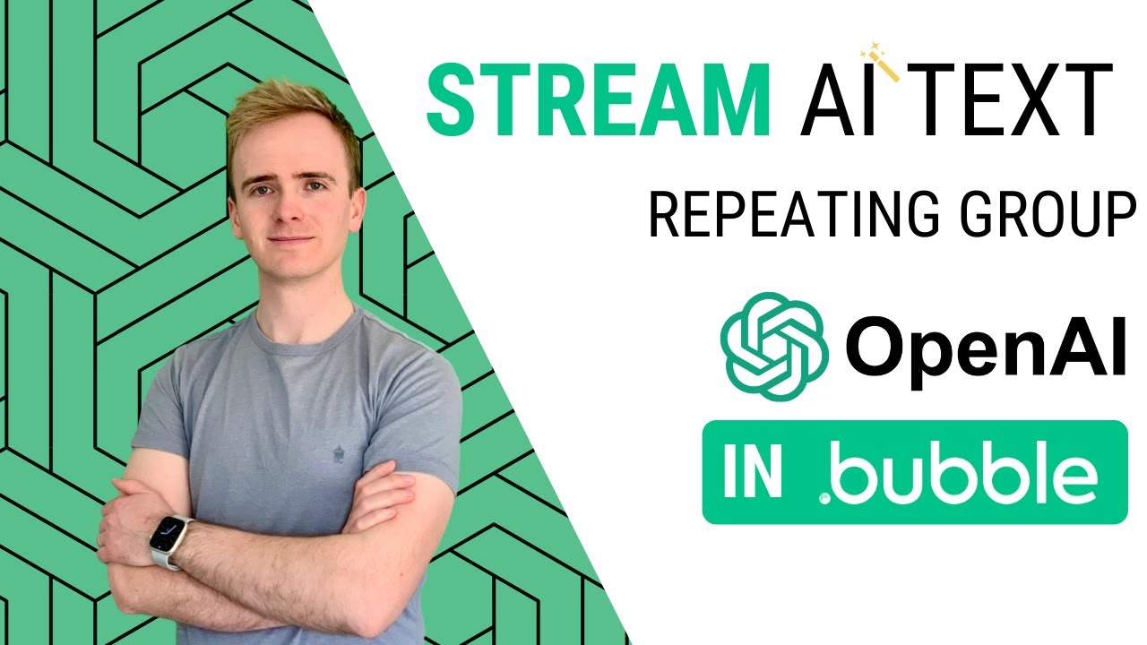 OpenAI Stream AI text & save in Bubble.io