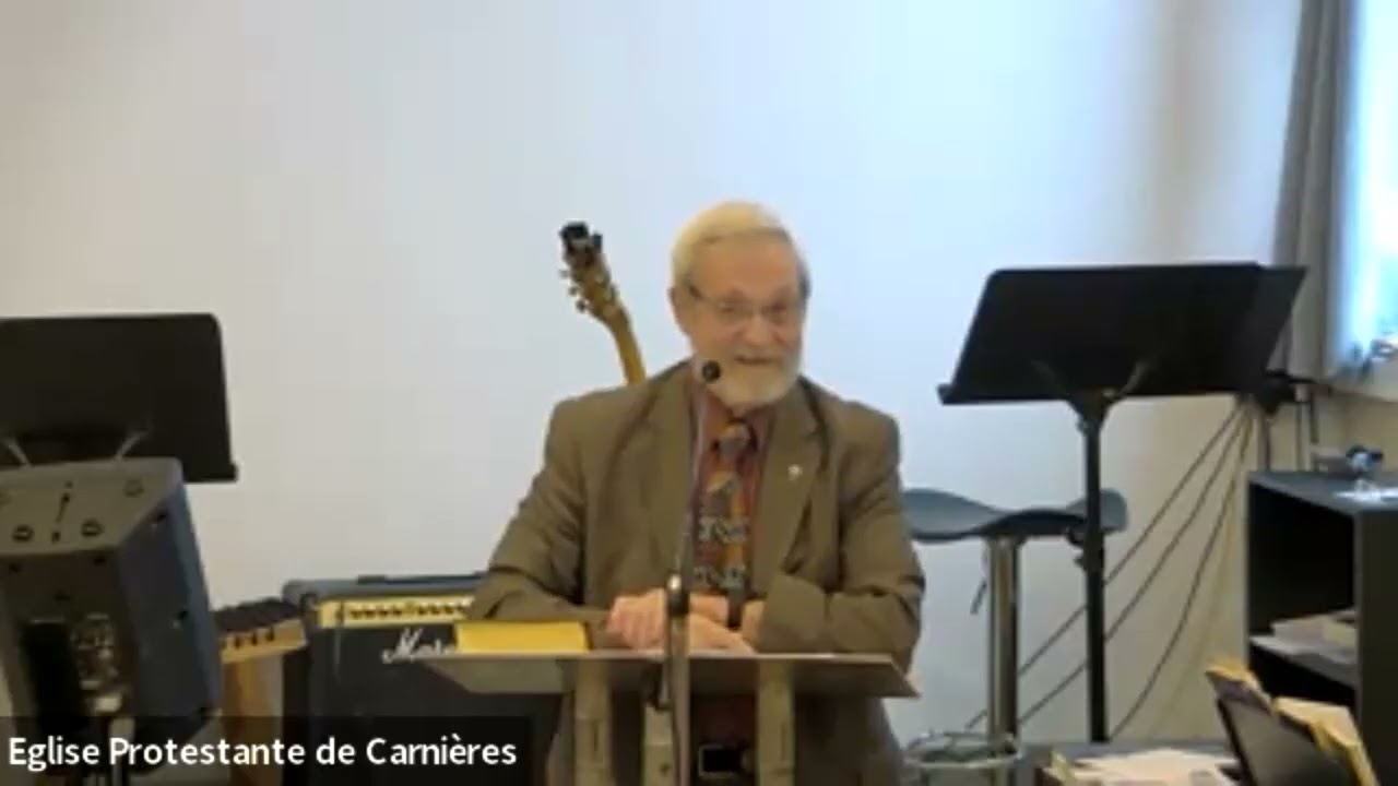 Prédication du 28.09.25 de Jean Marc Gémisse (Église Protestante de Carnières)