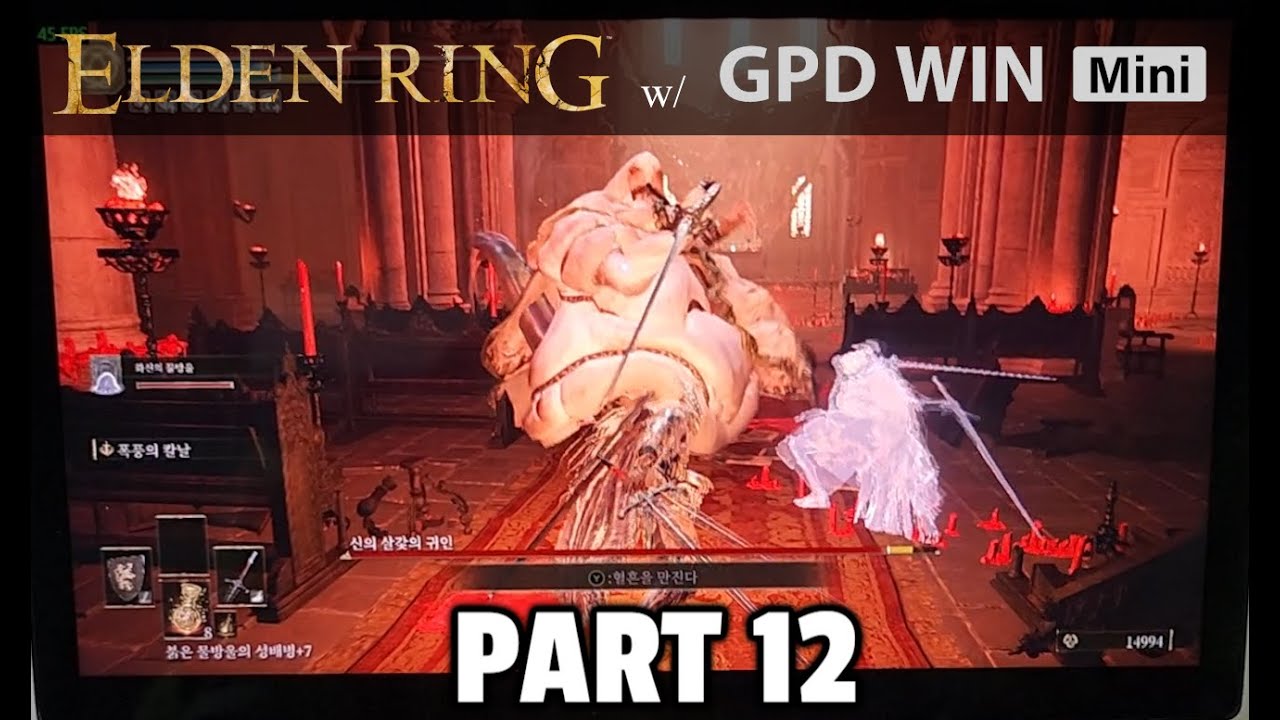 GPD WIN MINI 로 엘든링(ELDEN RING) 클리어 도전 (Part 12)