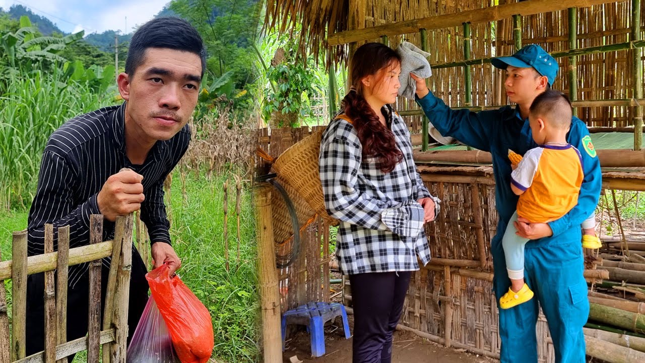 17-year-old single mother: The kind police officer never gives up kindness - always helps Tieu Ha