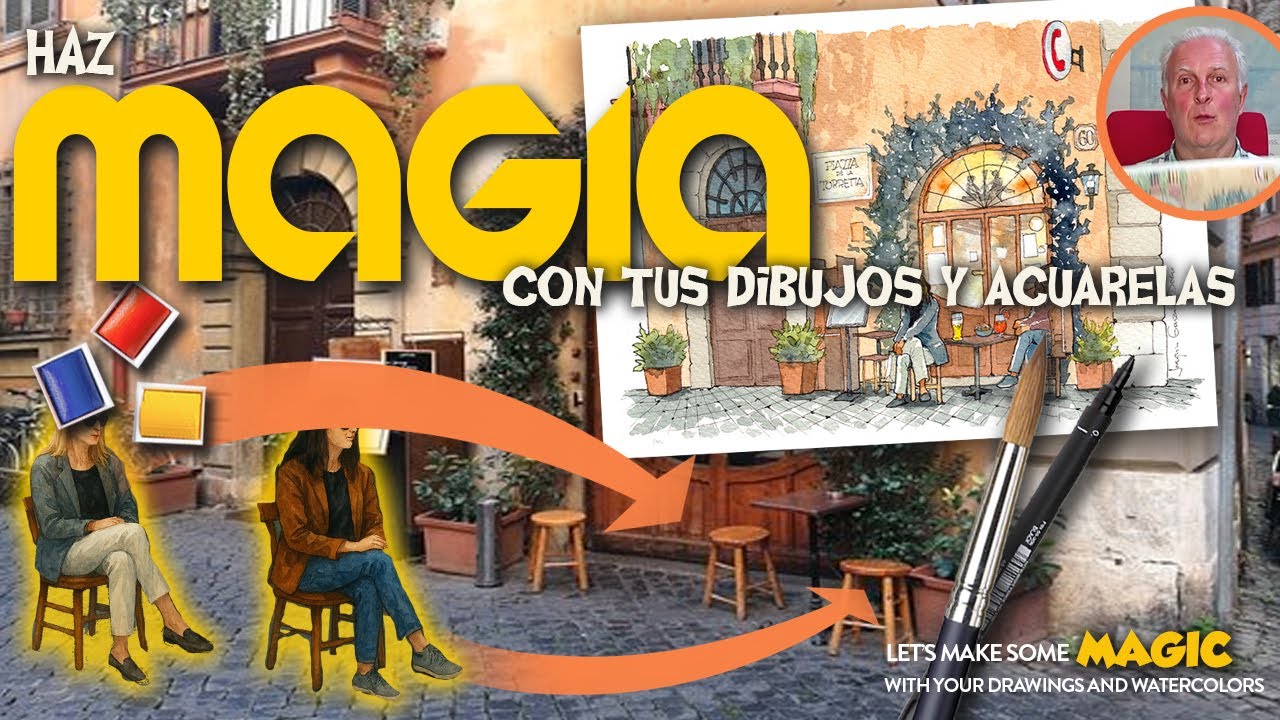 Dibuja lo que no está, transforma la realidad. Sketch to change reality for your own purposes.
