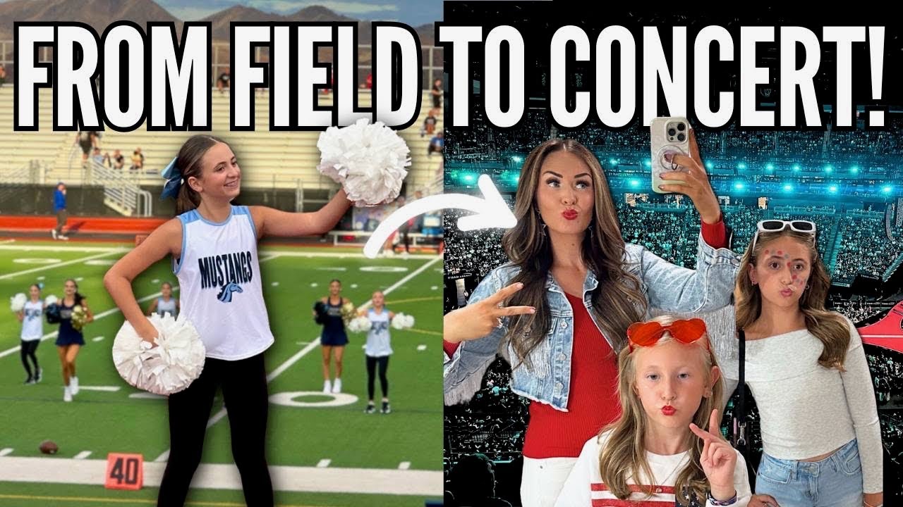Can We Make It In TIME?! Halftime Dance Performance & BENSON BOONE CONCERT! Life As We GOmez Vlog