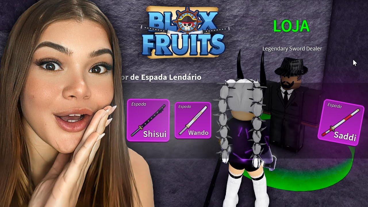 COMO CONSEGUI as 3 ESPADAS LENDÁRIAS do SEA 2 no Blox Fruits 😳 (Ep.88)