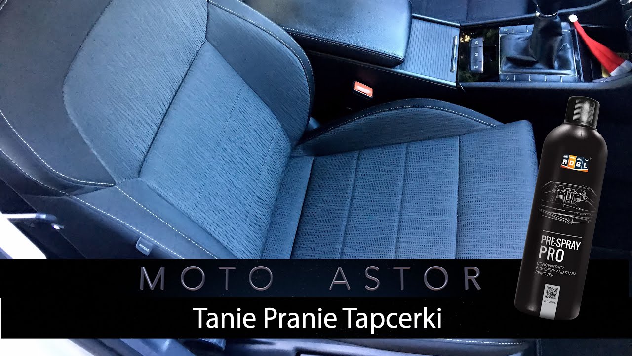 Tanie pranie tapicerki w aucie ADBL TEXTILE RINSE test płynu