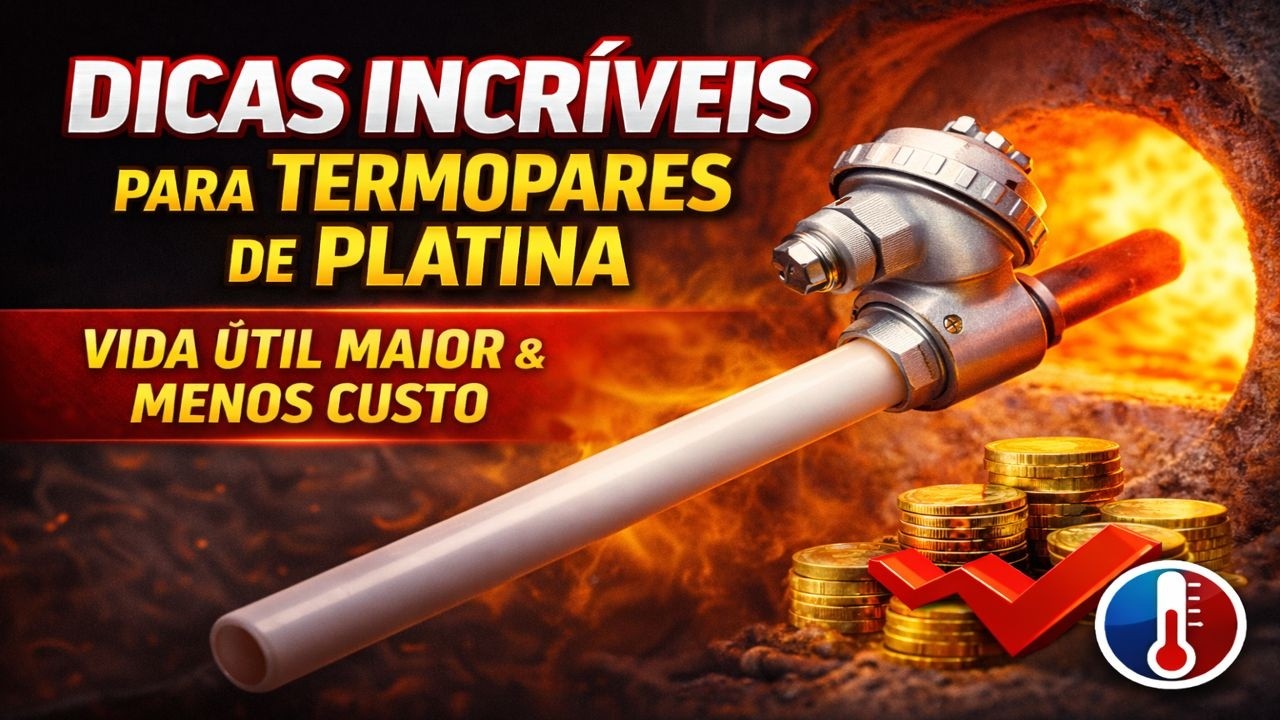 Dicas incríveis para Termopares de Platina. Melhore a vida útil e economize dinheiro. #termopares