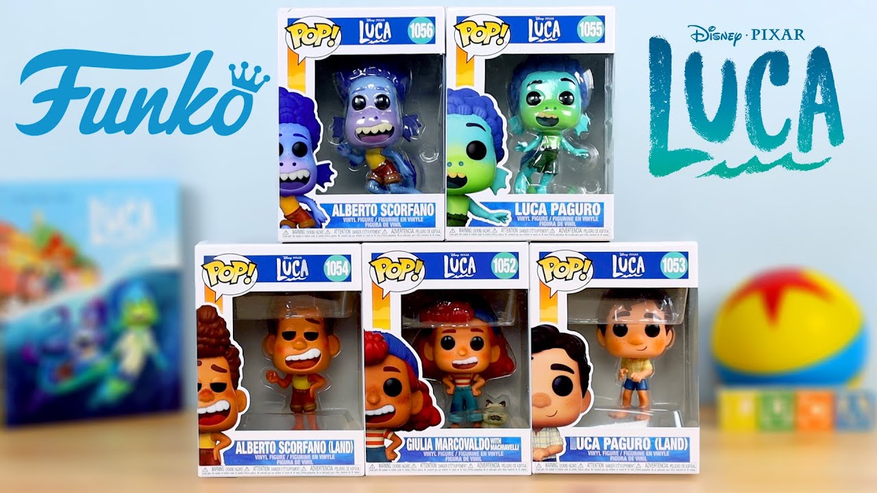 Disney&middot;Pixar Luca Toys 2021 Funko POP! ПОЛНЫЙ НАБОР ИЗ 5 ШТУК. РАСПАКОВКА И ОБЗОР!