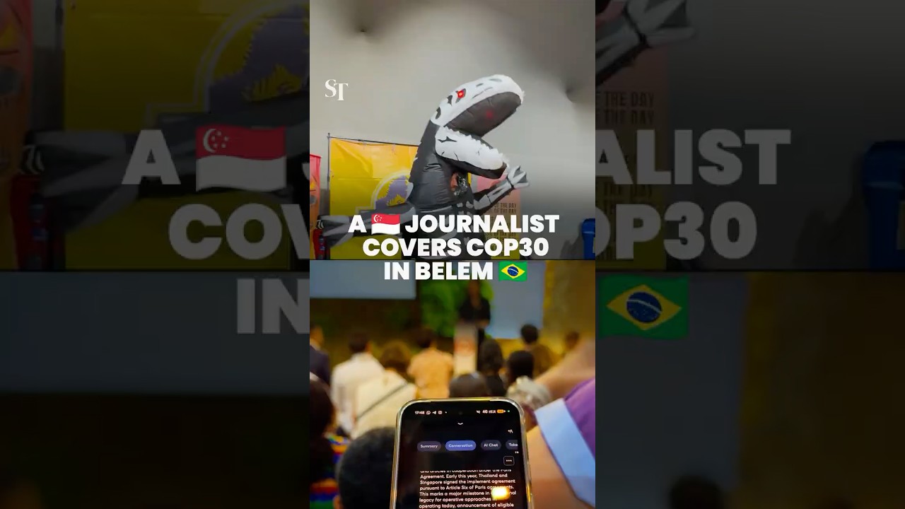 POV: Singaporean journalist covers #COP30 in Belem, Brazil