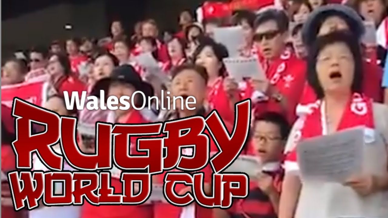 Fans in Japan sing the Welsh national anthem | Rugby World Cup 2019