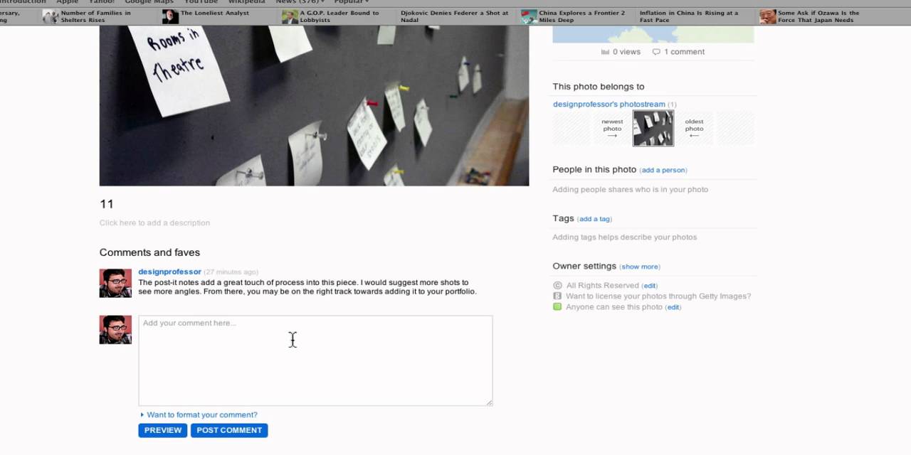 How to upload to Flickr / Photostream