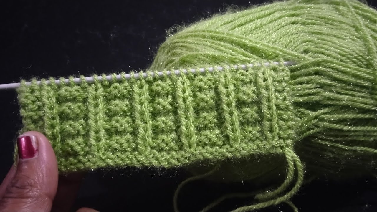 Knitting New Beautiful Pattern ( ਬਹੁਤ ਸੋਹਣਾ ਅਤੇ ਸੌਖਾ ਡਿਜ਼ਾਈਨ)
