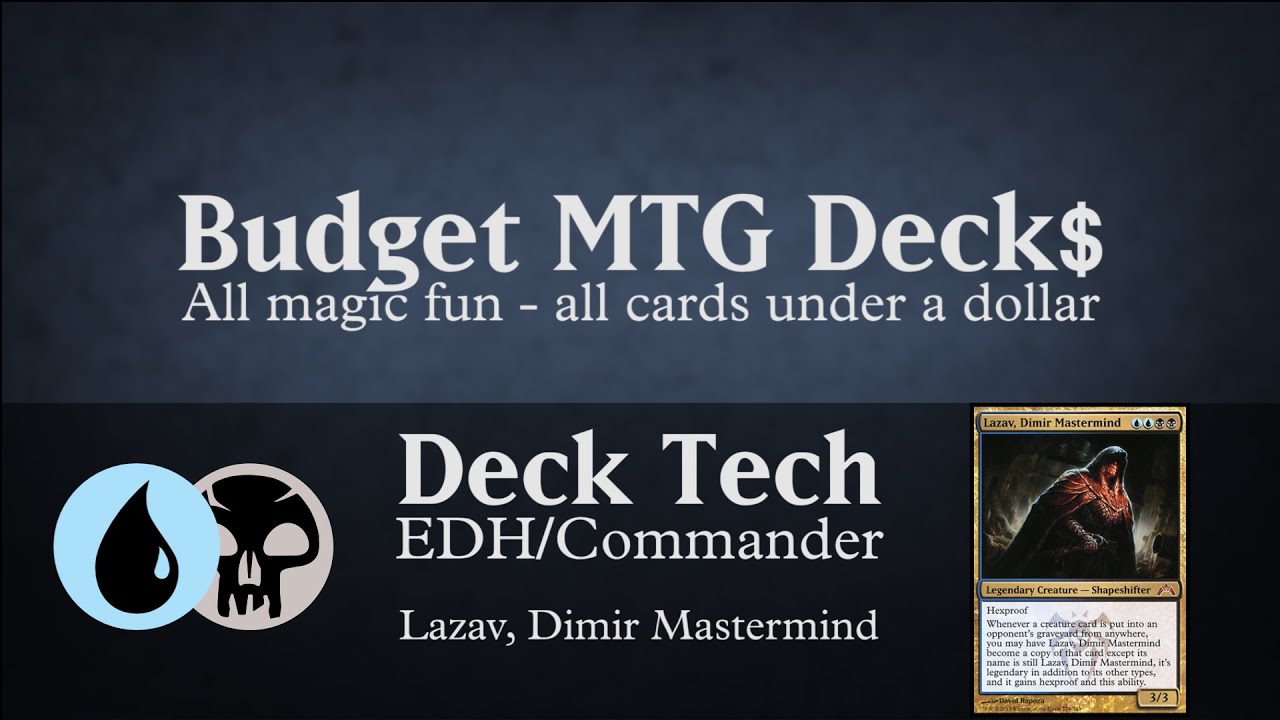 Budget Lazav, Dimir Mastermind - EDH / Commander - CONTROL