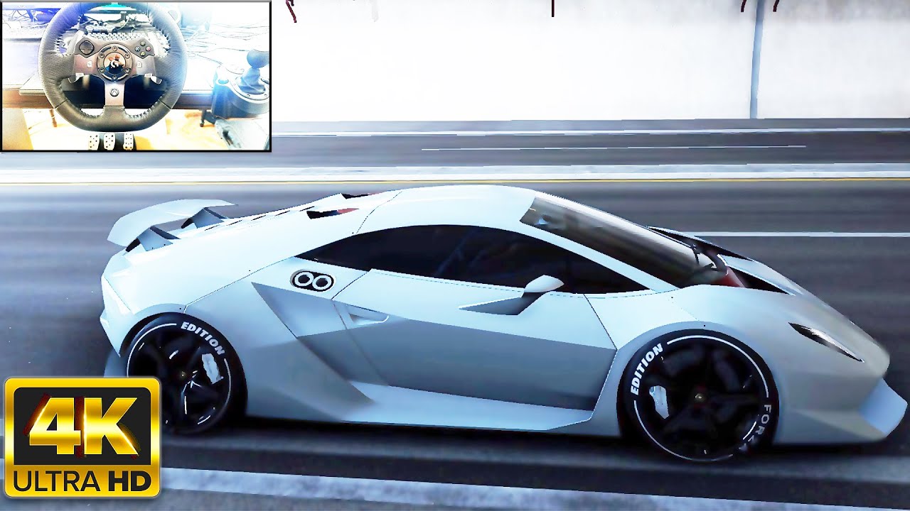 Forza Horizon 5 Lamborghini SESTO ELEMENTO Forza Edition Logitech G29 + Shifter Gameplay!