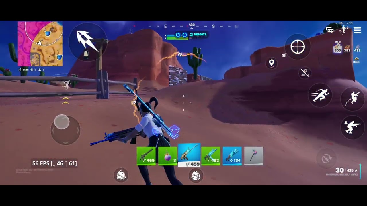 Fortnite Mobile Reload Mode Gameplay/Infinix gt30 pro
