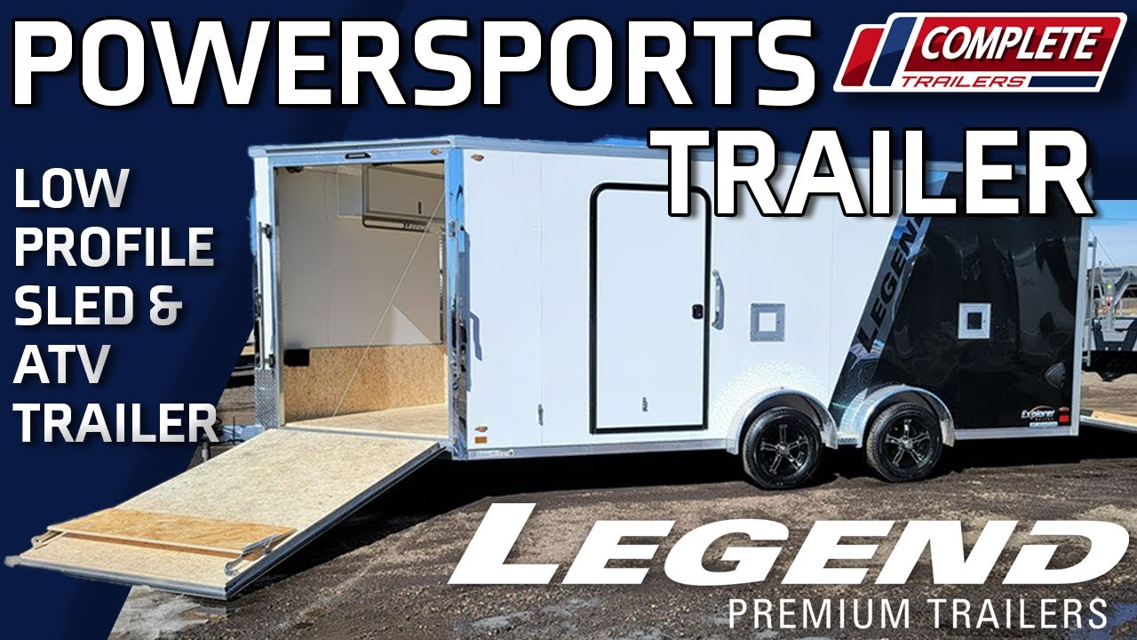 The Aluminum Legend Explorer Powersports Trailer