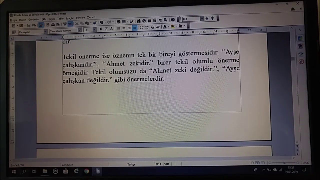 Ozan Pişkin-Klasik Mantık (AÖF)-3.Ünite/2019