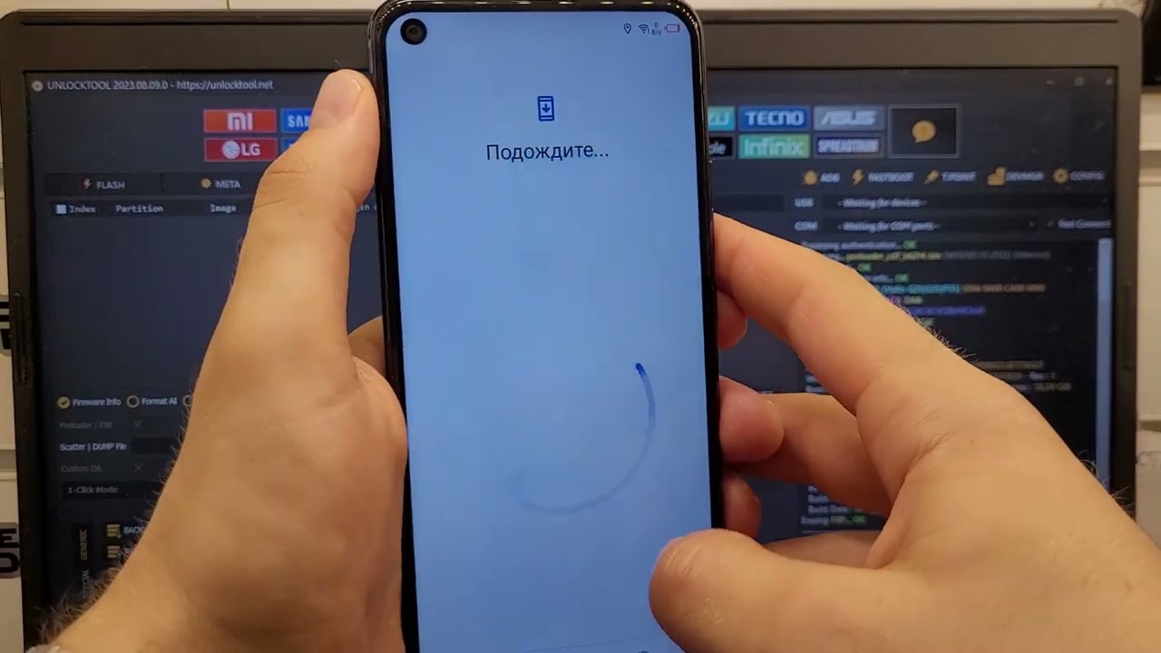 FRP Tecno Camon 15 CD7 Сброс Аккаунта Гугл. Платная программа Unlocktool. Удалённая разблокировка