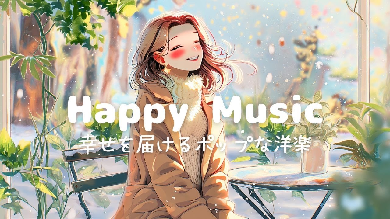 A Happy Morning Wrapped in Soft Snowy Warmth ☀️❄️ Chill Pop for Work & Study
