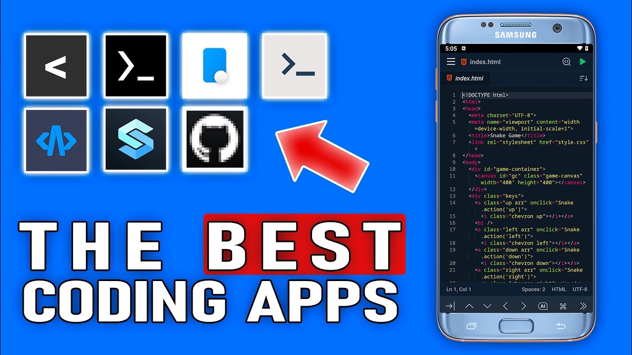 Top 5 Coding Apps For Android  🖥️ | Apps All  Developers Should Have