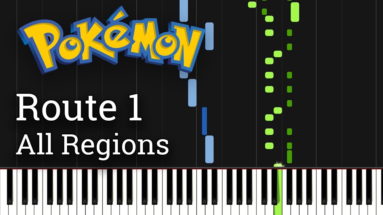 Every Route 1 Theme on Piano