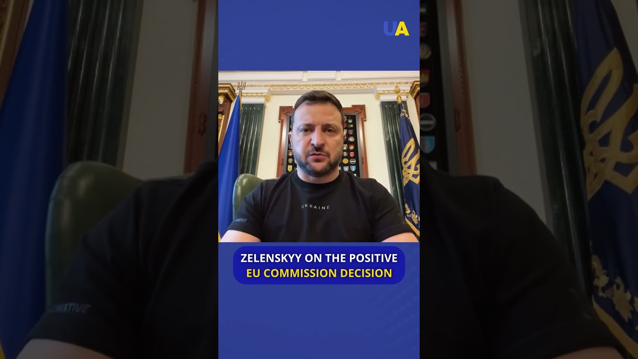 EU Commission Gave the 'Green Light' to Ukraine's Accession Talks #europe #ukraine #zelensky