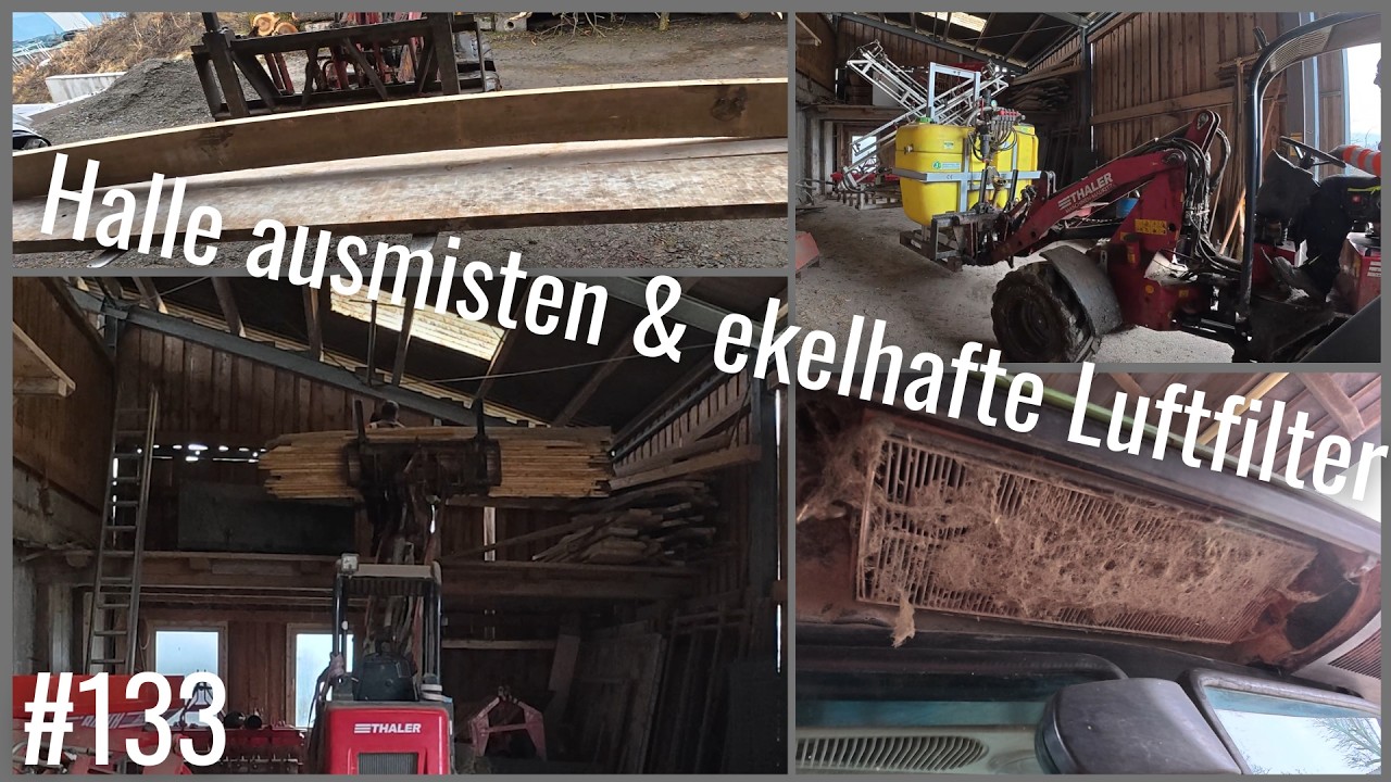 Jonny 5820 zusammenrichten & endlich Startschuss zur Aufr&auml;umaktion in der Maschinenhalle | Vlog #133