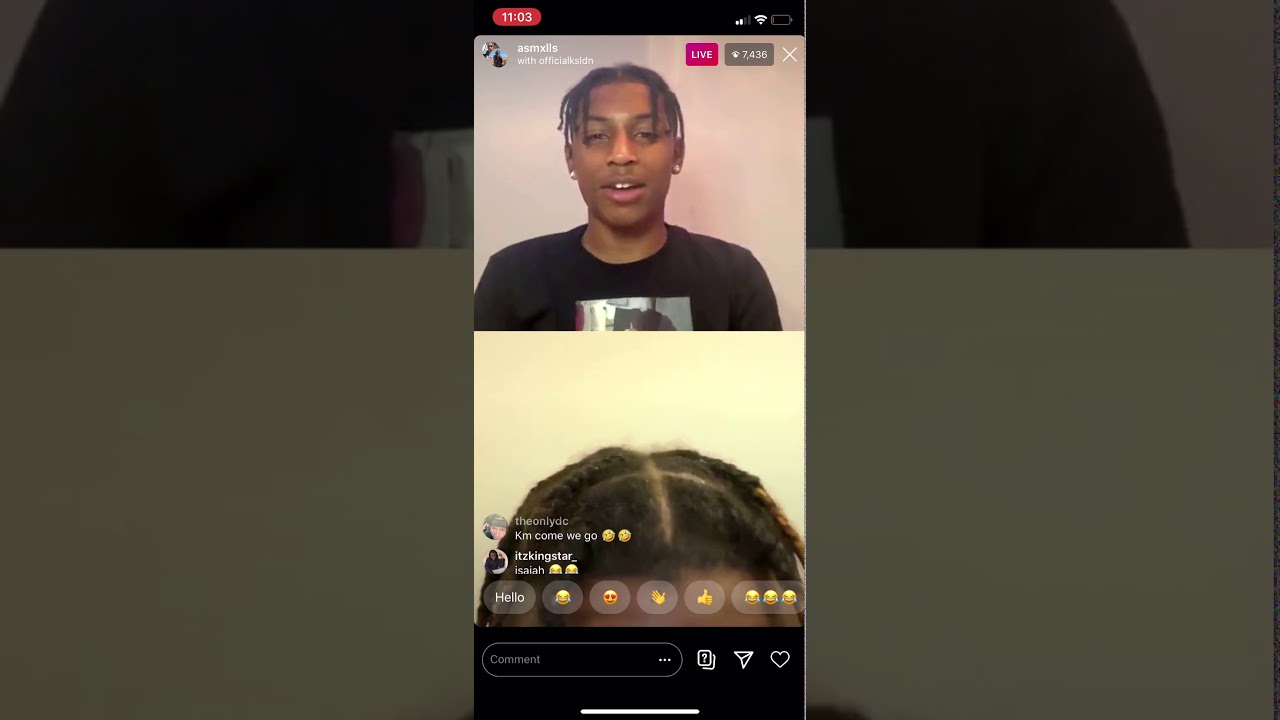 Asmxlls Exposes Lee Simms On ig live With KS LDN 😱😱😱