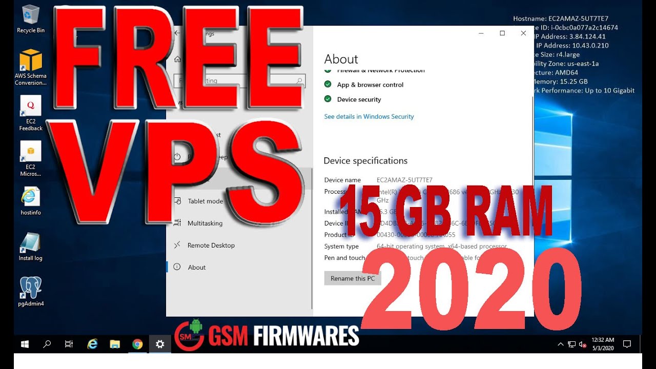 FREE VPS Server Windows RDP MAY 2020