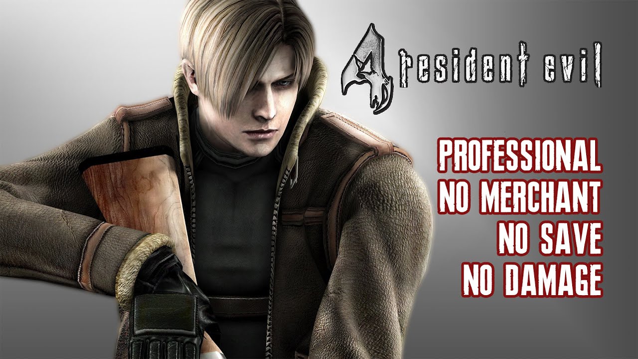 [Resident Evil 4] Professional, New Game, No Merchant, No Save, No Damage