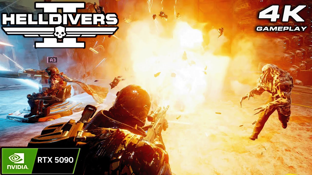 Helldivers 2: 4K Gameplay No Commentary ULTRA Settings | RTX 5090 P1087