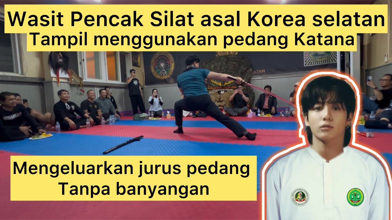 Wasit pencak silat asal Korea Selatan berkunjung ke Markas PSHT KOREA Ranting Gimhae