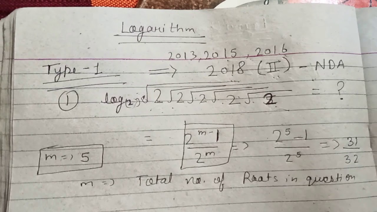 Logarithm Tricks For NDA,IIT and for Other Competitive Exams