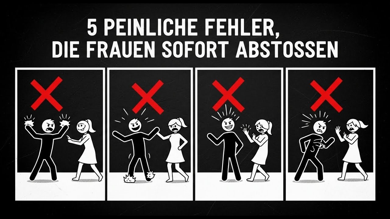 🔍 5 Bizarre Fehler, Die Dich Zum Frauen-Abschrecker Machen ⚠️