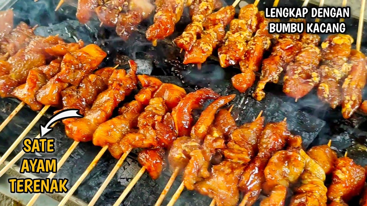 CARA MEMBUAT SATE AYAM