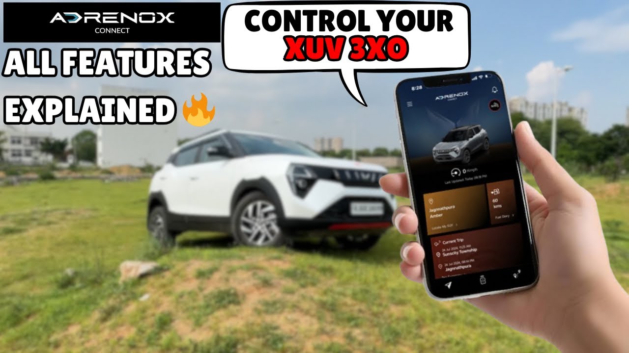 Phone से अपनी XUV3XO को चला लो बिना चाबी के 😱| Mahindra XUV3XO cool Adrenox Features🔥